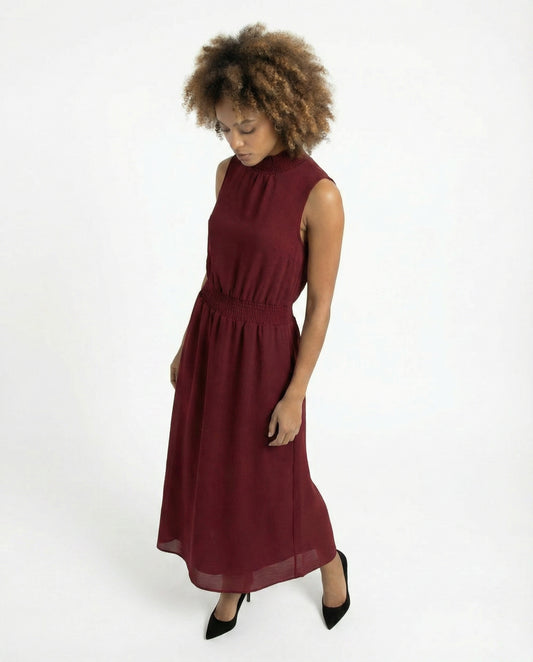 New Look Maxikleid bordeaux — Damen